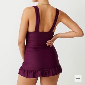 J.Crew Ruched Femme Swim Dress